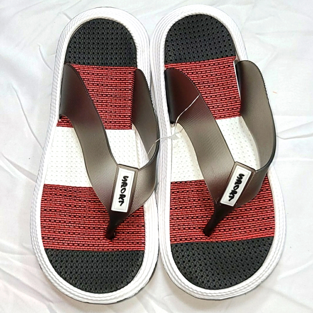 Flip-flops black & red sandals